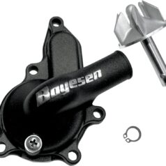 WATER PUMP COVER & IMPELLER KIT SUPERCOOLER ALUMINUM BLACK