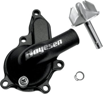 WATER PUMP COVER & IMPELLER KIT SUPERCOOLER ALUMINUM BLACK