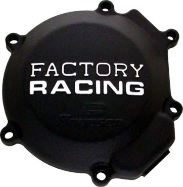 IGNITION COVER FACTORY RACING  ALUMINUM REPLACEMENT BLACK