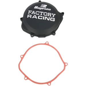 CLUTCH COVER FACTORY RACING  ALUMINUM REPLACEMENT BLACK