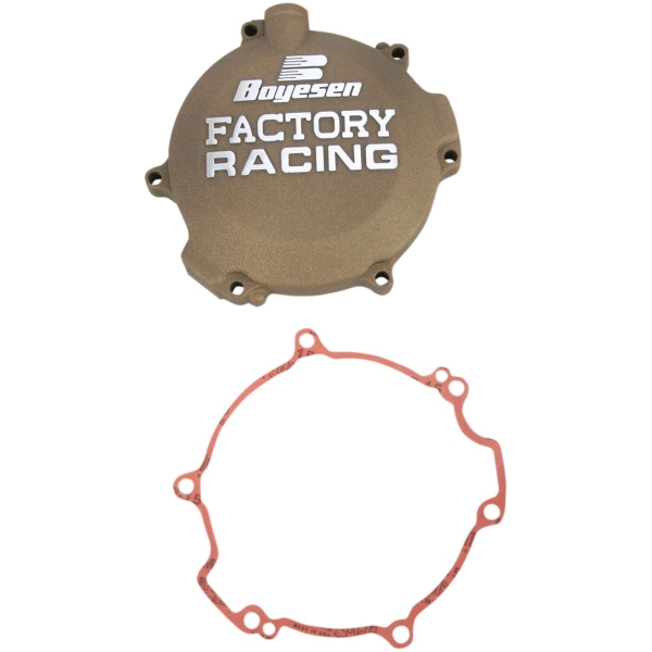 CLUTCH COVER FACTORY RACING  ALUMINUM REPLACEMENT MAGNESIUM