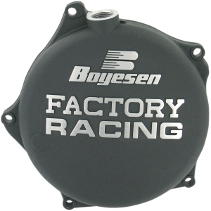 CLUTCH COVER FACTORY RACING  ALUMINUM REPLACEMENT BLACK