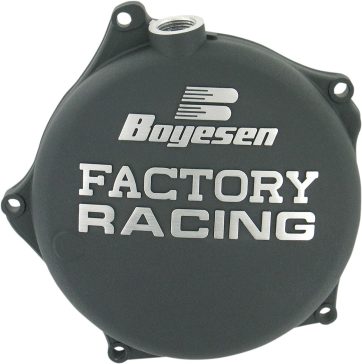 CLUTCH COVER FACTORY RACING  ALUMINUM REPLACEMENT BLACK