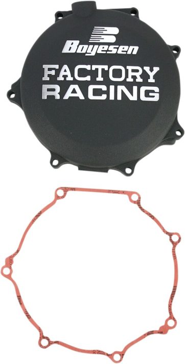 CLUTCH COVER FACTORY RACING  ALUMINUM REPLACEMENT BLACK