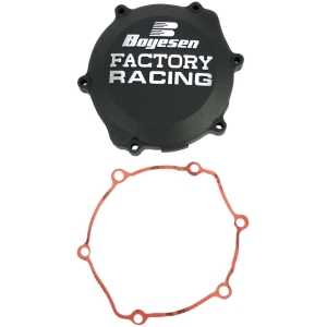 CLUTCH COVER FACTORY RACING  ALUMINUM REPLACEMENT BLACK