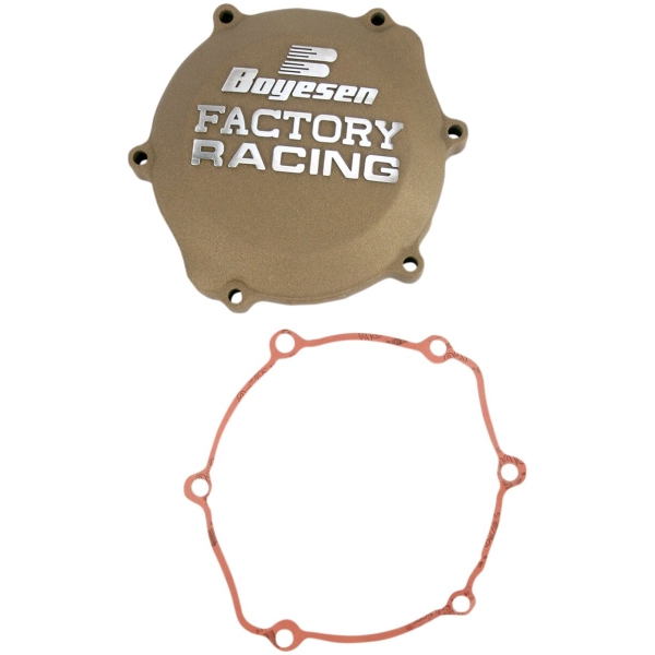 CLUTCH COVER FACTORY RACING  ALUMINUM REPLACEMENT MAGNESIUM