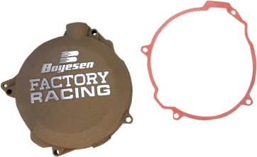 CLUTCH COVER FACTORY RACING  ALUMINUM REPLACEMENT POWDER-COATED MAGNESIUM