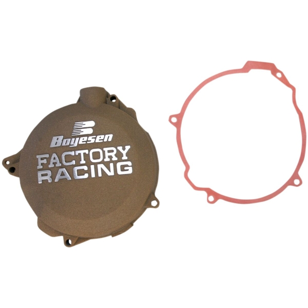 CLUTCH COVER FACTORY RACING  ALUMINUM REPLACEMENT POWDER-COATED MAGNESIUM