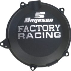 CLUTCH COVER FACTORY RACING  ALUMINUM REPLACEMENT POWDER-COATED BLACK
