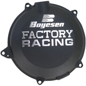 CLUTCH COVER FACTORY RACING  ALUMINUM REPLACEMENT POWDER-COATED BLACK