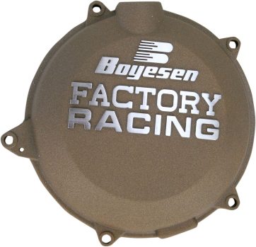 CLUTCH COVER FACTORY RACING  ALUMINUM REPLACEMENT POWDER-COATED MAGNESIUM