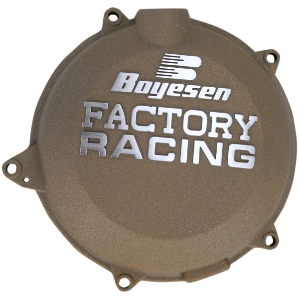 CLUTCH COVER FACTORY RACING  ALUMINUM REPLACEMENT POWDER-COATED MAGNESIUM
