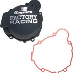 IGNITION COVER FACTORY RACING  ALUMINUM REPLACEMENT POWDER-COATED BLACK