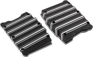 ROCKER BOX COVERS 10-GAUGE TWIN CAM BLACK