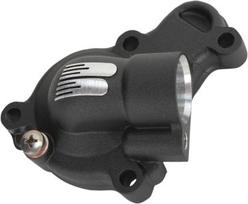 WATER PUMP COVER & IMPELLER KIT SUPERCOOLER ALUMINUM BLACK