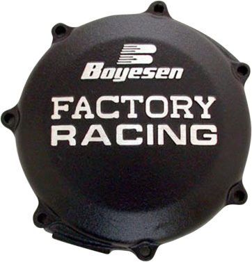 CLUTCH COVER FACTORY RACING  ALUMINUM REPLACEMENT BLACK