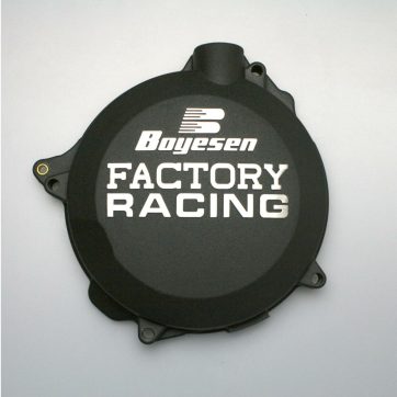 CLUTCH COVER FACTORY RACING  ALUMINUM REPLACEMENT BLACK