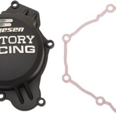 IGNITION COVER FACTORY RACING  ALUMINUM REPLACEMENT POWDER-COATED BLACK