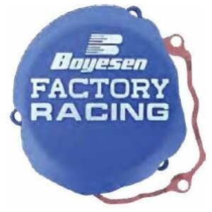 IGNITION COVER FACTORY RACING  ALUMINUM REPLACEMENT BLUE