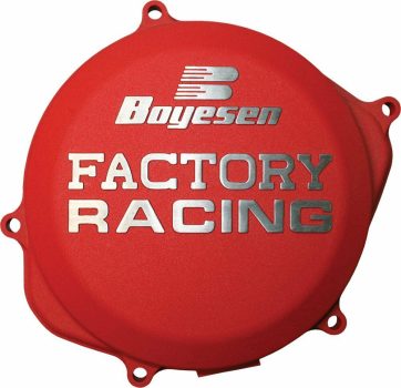 CLUTCH COVER FACTORY RACING  ALUMINUM REPLACEMENT RED