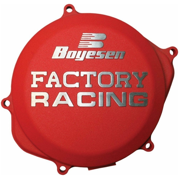 CLUTCH COVER FACTORY RACING  ALUMINUM REPLACEMENT RED