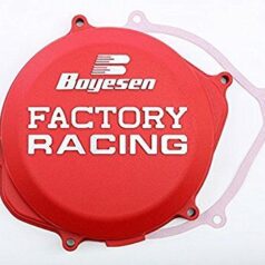 CLUTCH COVER FACTORY RACING  ALUMINUM REPLACEMENT RED