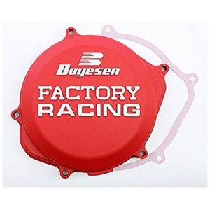 CLUTCH COVER FACTORY RACING  ALUMINUM REPLACEMENT RED
