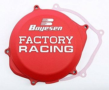 CLUTCH COVER FACTORY RACING  ALUMINUM REPLACEMENT RED