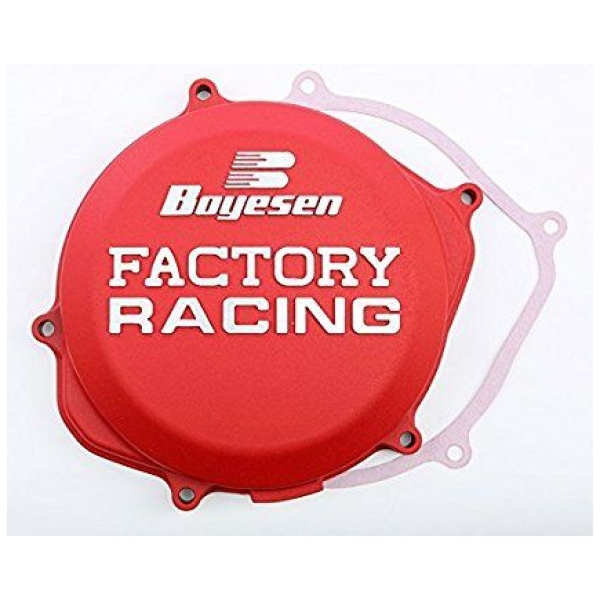 CLUTCH COVER FACTORY RACING  ALUMINUM REPLACEMENT RED