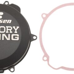 CLUTCH COVER FACTORY RACING  ALUMINUM REPLACEMENT BLACK