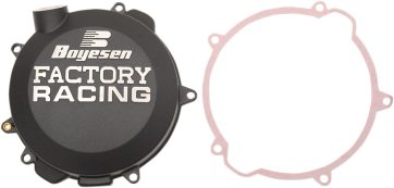 CLUTCH COVER FACTORY RACING  ALUMINUM REPLACEMENT BLACK
