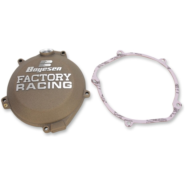 CLUTCH COVER FACTORY RACING  ALUMINUM CUSTOM REPLACEMENT POWDER-COATED GRAY