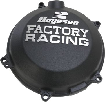 CLUTCH COVER FACTORY RACING  ALUMINUM REPLACEMENT BLACK