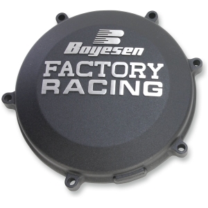 CLUTCH COVER FACTORY RACING  ALUMINUM REPLACEMENT BLACK