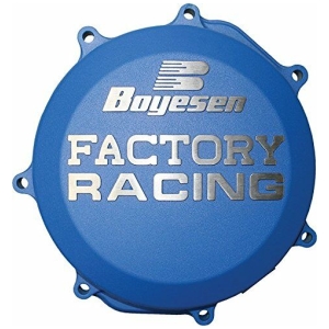 CLUTCH COVER FACTORY RACING  ALUMINUM REPLACEMENT BLUE