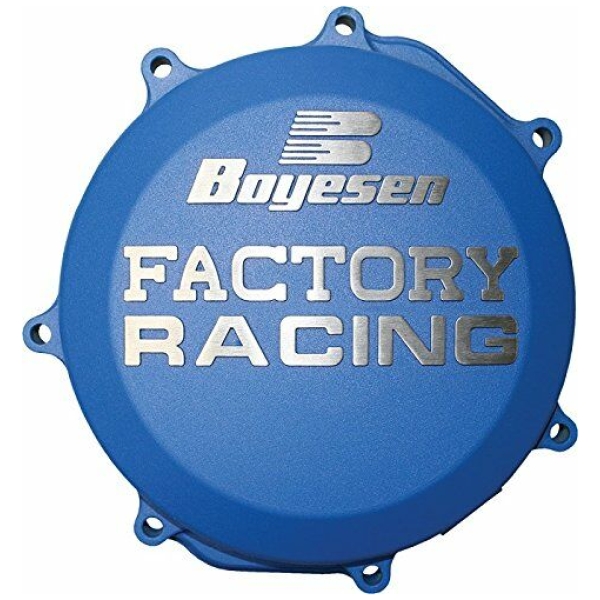 CLUTCH COVER FACTORY RACING  ALUMINUM REPLACEMENT BLUE