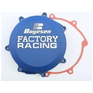 CLUTCH COVER FACTORY RACING  ALUMINUM REPLACEMENT BLUE