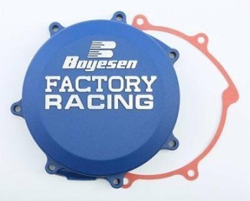 CLUTCH COVER FACTORY RACING  ALUMINUM REPLACEMENT BLUE