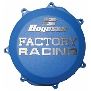 CLUTCH COVER FACTORY RACING ALUMINUM REPLACEMENT BLUE