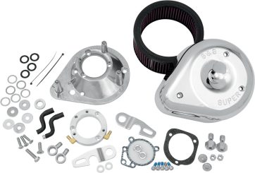 TEARDROP AIR CLEANER FOR CV-CARB/EFI CHROME