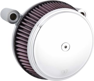 AIR FILTER KIT BIG SUCKER STAGE 1 WITH STANDARD AIR FILTER SMOOTH CHROME