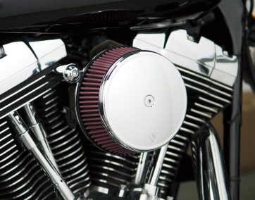 AIR FILTER KIT BIG SUCKER STAGE 1 WITH STANDARD AIR FILTER SMOOTH CHROME - Bild 2