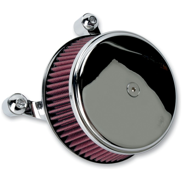AIR FILTER KIT BIG SUCKER STAGE 1 WITH STANDARD AIR FILTER SMOOTH CHROME