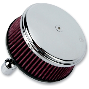 AIR FILTER KIT BIG SUCKER STAGE 1 WITH STANDARD AIR FILTER SMOOTH CHROME