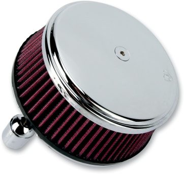 AIR FILTER KIT BIG SUCKER STAGE 1 WITH STANDARD AIR FILTER SMOOTH CHROME