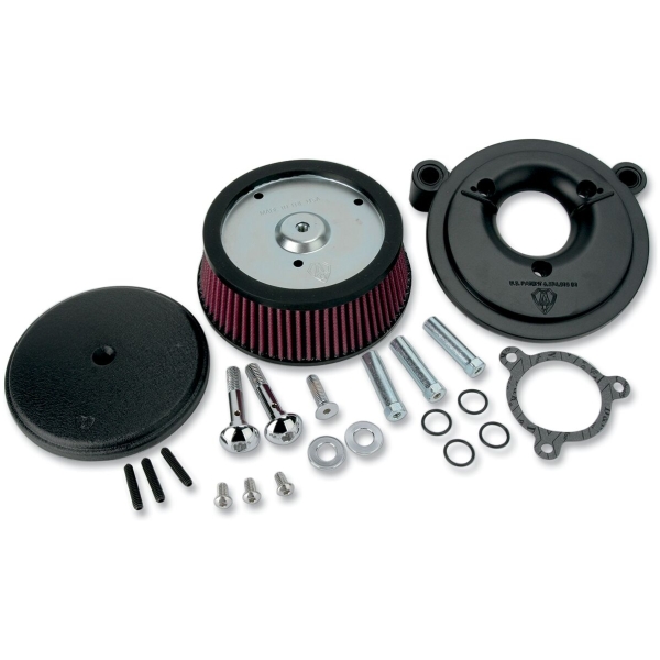 AIR FILTER KIT BIG SUCKER STAGE 1 WITH STANDARD AIR FILTER SMOOTH BLACK - Bild 3