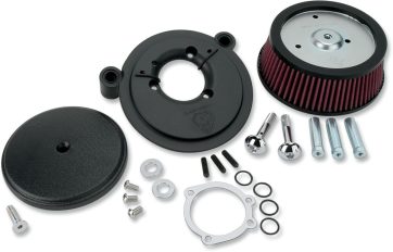 AIR FILTER KIT BIG SUCKER STAGE 1 WITH STANDARD AIR FILTER SMOOTH BLACK - Bild 3