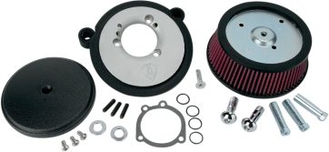AIR FILTER KIT BIG SUCKER STAGE 1 WITH STANDARD AIR FILTER SMOOTH BLACK - Bild 2