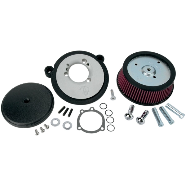 AIR FILTER KIT BIG SUCKER STAGE 1 WITH STANDARD AIR FILTER SMOOTH BLACK - Bild 2