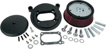 AIR FILTER KIT BIG SUCKER STAGE 1 WITH STANDARD AIR FILTER SMOOTH BLACK - Bild 3